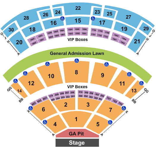 Albany Med Health System Dave Matthews Band Seating Chart